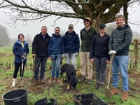 College helps fund hedgerow in Farnham Park to mark 50th anniversary