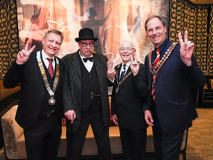 Winston Churchill salutes Farnham 41 Club at 75th anniversary bash