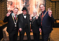 Winston Churchill salutes Farnham 41 Club at 75th anniversary bash