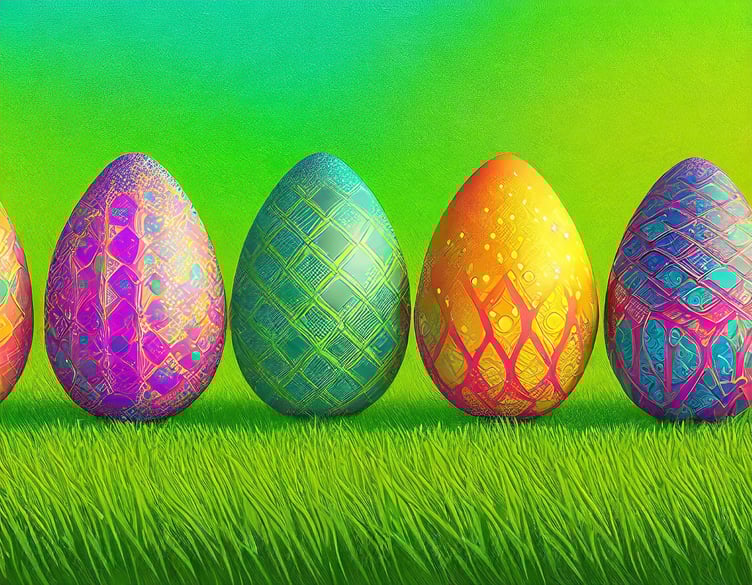 Easter eggs.