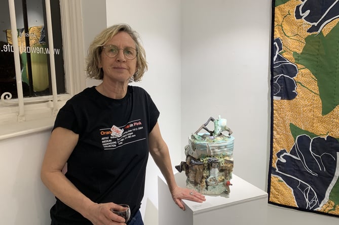 Jess Skelton with Maritime Dereliction, New Ashgate Gallery, Farnham, March 2024.
