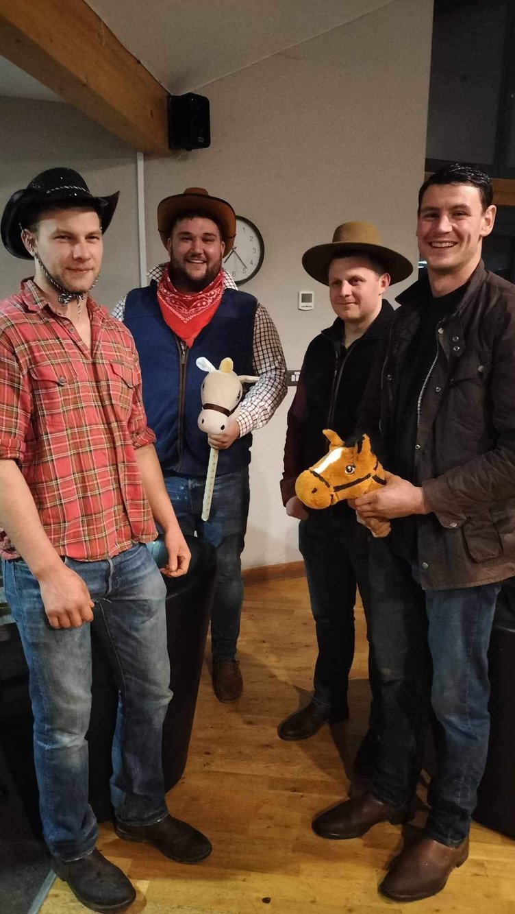 A team of cowboys took part in the race. (Copyright: Submitted)