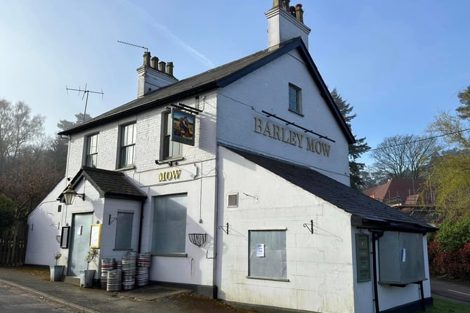 Villages in The Sands near Farnham have already launched a campaign to Save the Barley Mow after the cosy pub was boarded up by owners Stonegate