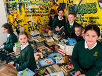 School donates incredible 2,318 books to Children’s Book Project