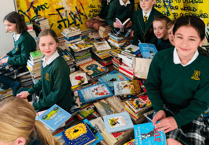 School donates incredible 2,318 books to Children’s Book Project