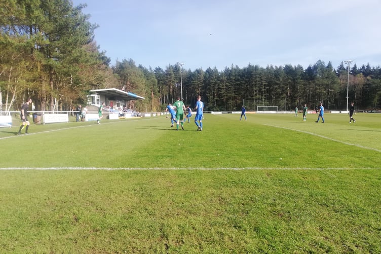 Action from Petersfield Town's 3-2 win at Christchurch (Photo: Michael Christou)