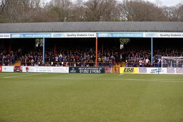 Aldershot Town have received excellent support this season (Photo: Ian Morsman)