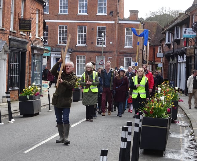 Walk of Witness tradition kept alive as cross carried through Farnham