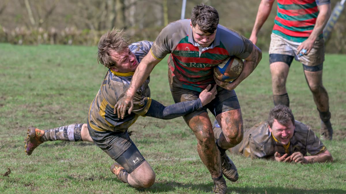 Local rivals lock horns in annual charity rugby match | farnhamherald.com