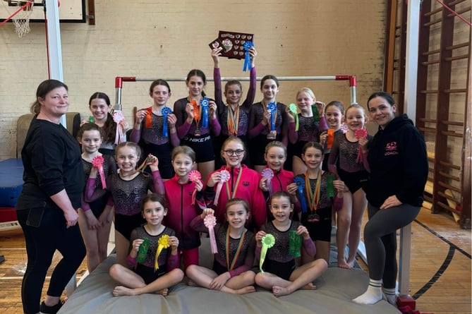 Petersfield's Flex Gymnastics Club impressed at the 2024 Hampshire grades competition