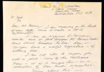 Dambuster's letter to be sold at Ewbank's