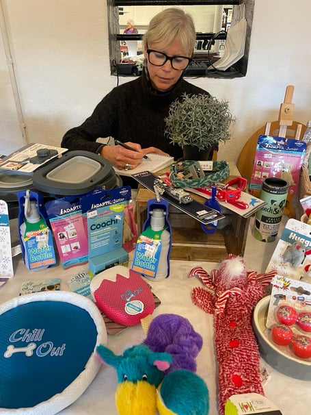 Emma Williams hard at work for Full Tummies.