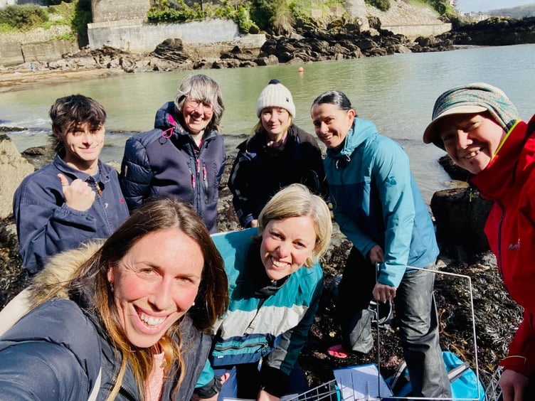 The volunteers were blessed with sunshine on the day. (Picture: Claire Lower)