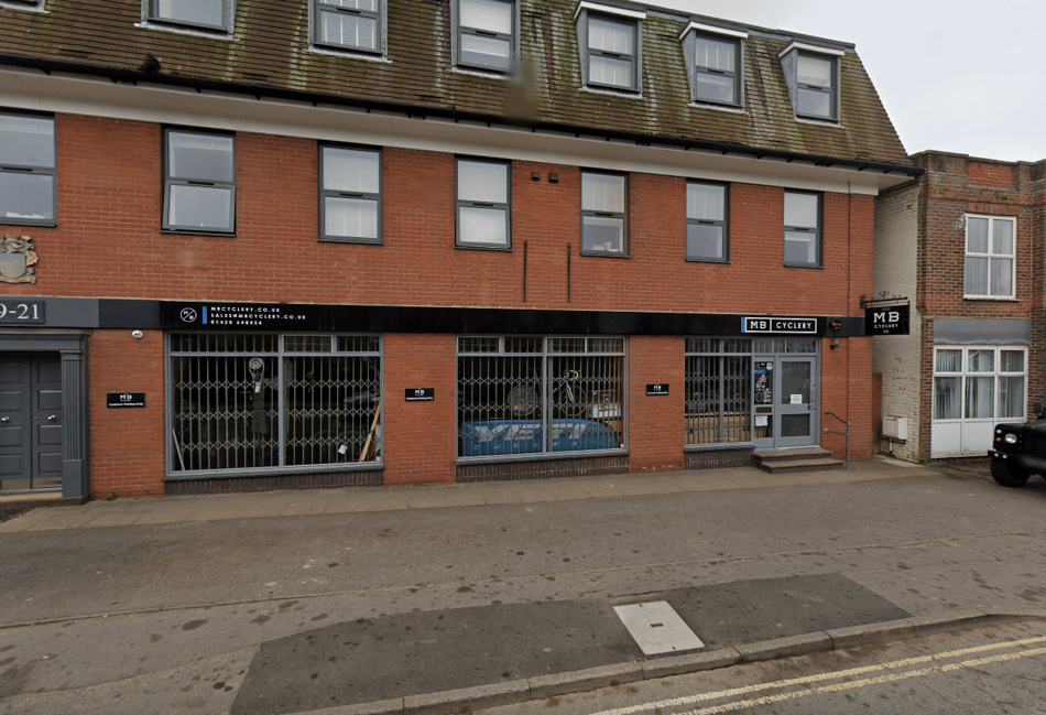 <p>MB Cyclery in West Street, Haslemere, was targeted by thieves in the early hours of Tuesday</p>
