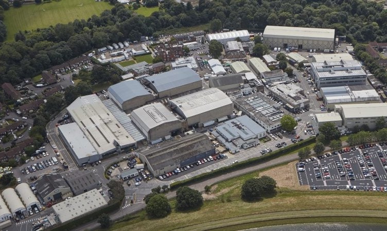 Shepperton Studios from the air