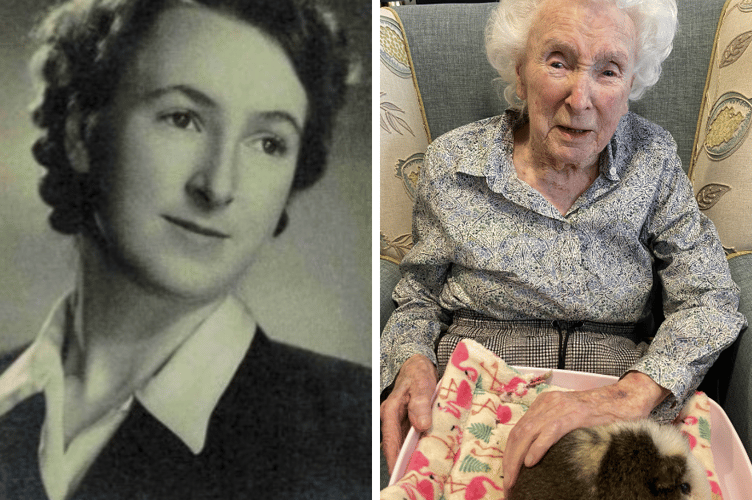 Then and now: Jean Harris, 100, lived in Nazi-occupied France during the Second World War
