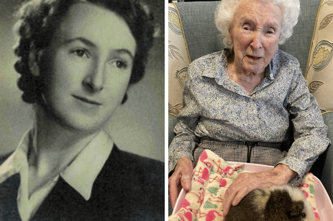 Then and now: Jean Harris, 100, lived in Nazi-occupied France during the Second World War