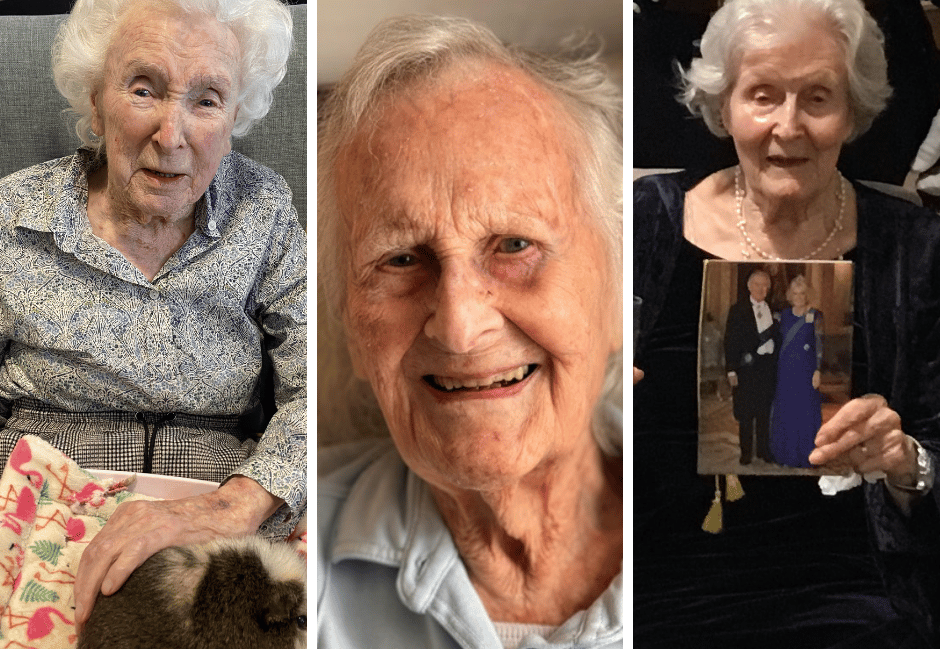 <p>Jean, Peggy and Patricia all lived through the dark days of the Second World War</p>