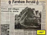 Fifty events over 50 years in Farnham: The Great Storm of 1987
