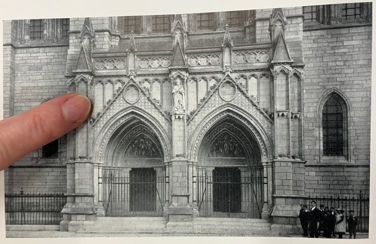 Truro Cathedral - an early photo by Ernest C Argall.