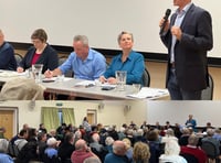 <p>MP Jeremy Hunt described his public meeting with Thames Water's new CEO Chris Weston as 'difficult but useful', with many angry customers taking the opportunity to express dissatisfaction with the compensation arrangements after last year's water cuts</p>