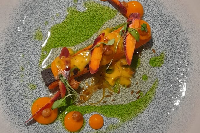 We were astounded by the depth of flavour and texture of the barbecued carrot at The Aviator Hotel