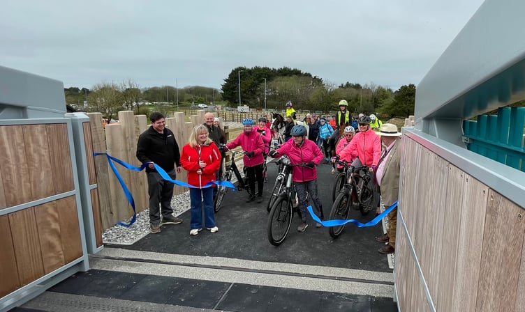 The opening of the Blue Bridge at Chiverton Cross