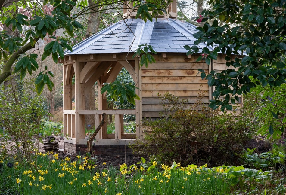 <p>The Oakwood Summerhouse is the first formal acknowledgement of the influence of Ellen Willmott on RHS Garden Wisley</p>