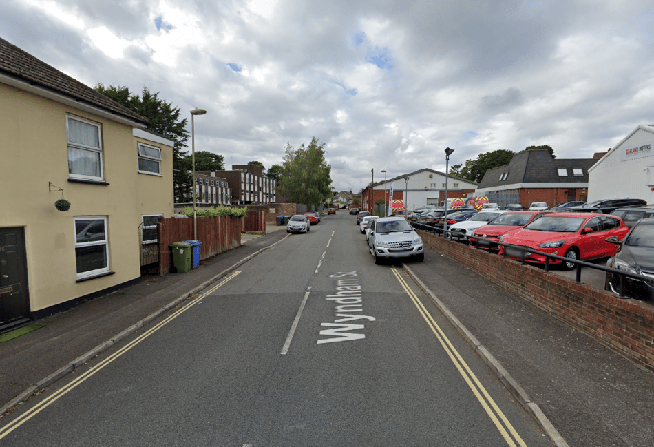 <p>Wyndham Street, where the snakes burnt remains were discovered</p>