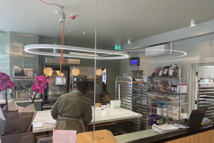 Petite Patisserie Open Kitchen glass