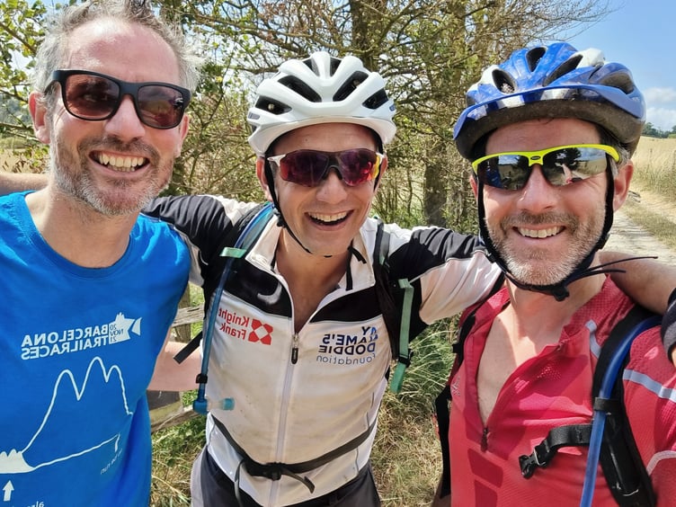 Alastair Shanks, owner of Right at Home GF, and friends