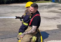 Launceston fire station welcome young resident for memorable day