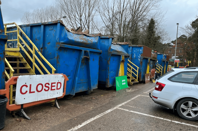 Users have often complained about the steep steps at Farnham Community Recycling Centre