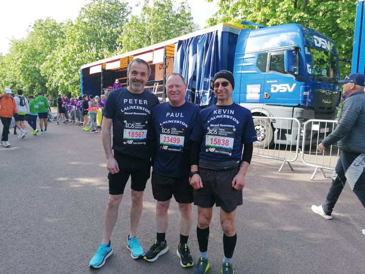 Peter James, Paul Heywood and Kevin Marshall.