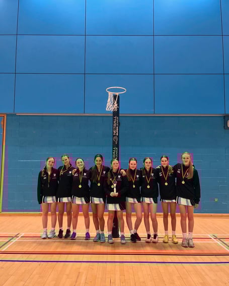 Weydon School netballers crowned County Champions after unbeaten run