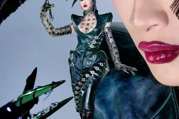 Leo made many of the outfits himself for the RuPaul's Drag Race series