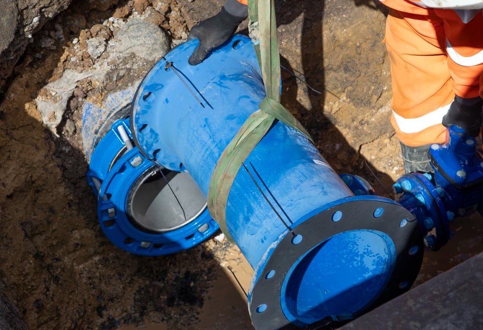 <p>South East Water will install around four kilometres of new water mains over the next year to help increase the capacity of the water network</p>