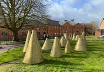 Location of Farnham's golden cones sculpture to be reviewed, says town council