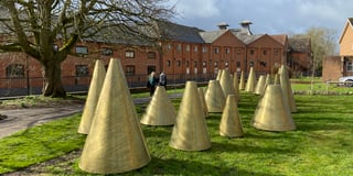 Location of Farnham's golden cones sculpture to be reviewed
