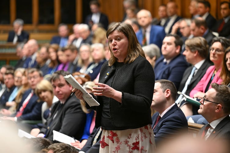 Cherilyn Mackrory MP speaking at Prime Minister's Question Time