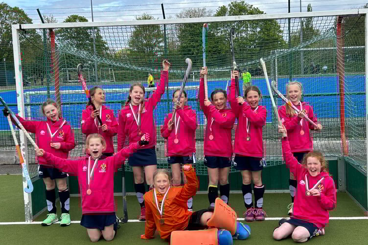 Haslemere Hockey Club's under-ten girls