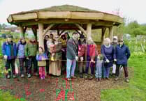 Gimme Shelter! Mayor opens eco-shelter at Petersfield Community Garden