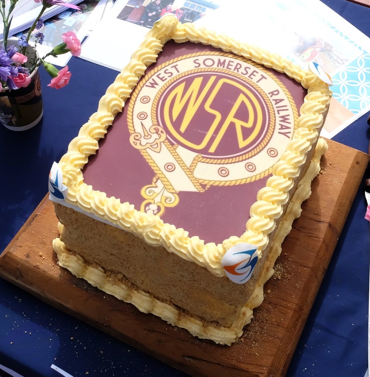 A celebratory cake was made by college catering students for the 'thank you' occasion. PHOTO: Terry Walker.