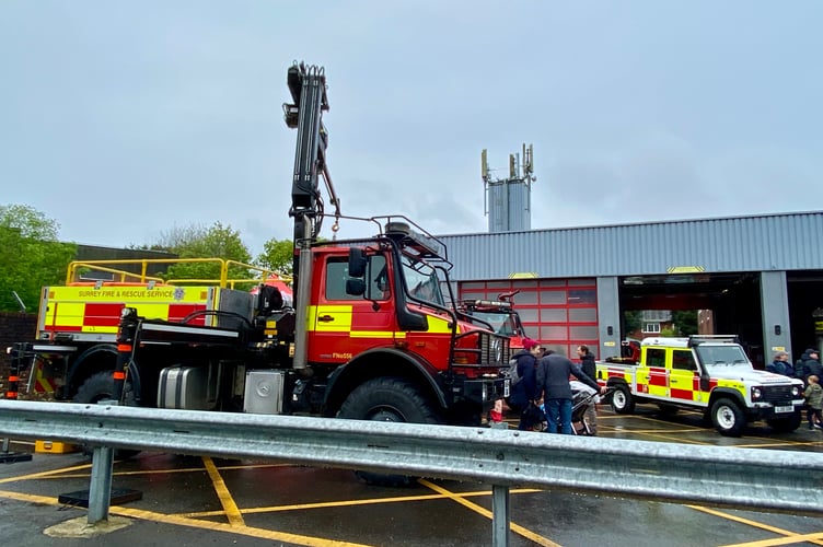 Haslemere Fire Station's open day at the fair (Michelle Monaghan)