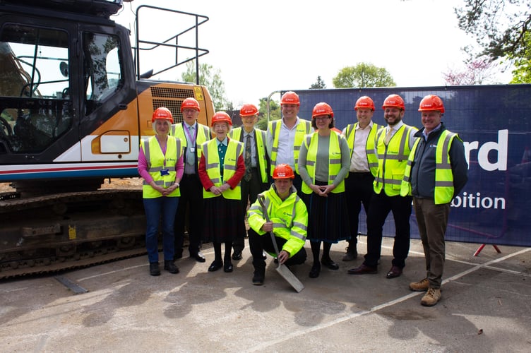 Representatives from Phyllis Tuckwell (including Chris and Philippa Tuckwell) and representatives from Beard Construction