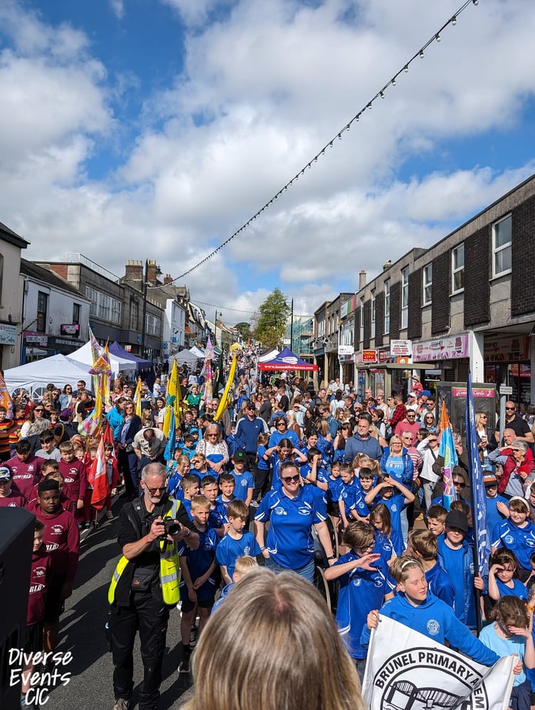 The streets were filled with traders and parades throughout the day. (Picture: Diverse Events CIC)