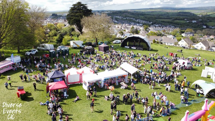 There was live music on the stage in the park. (Picture: Diverse Events CIC)