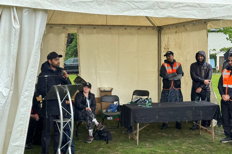 AMYA national president Abdul Quddus Arif speaking at the event 
