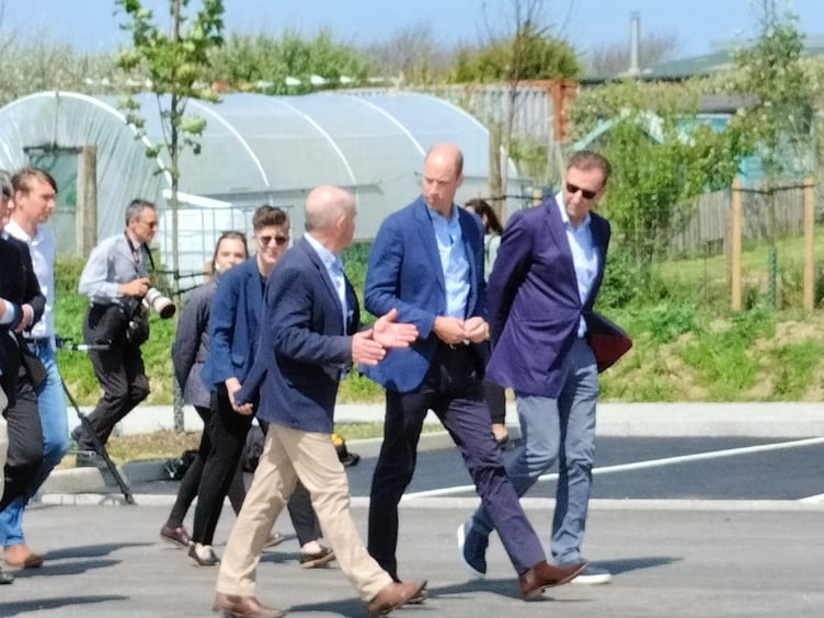 Prince William at Nansledan