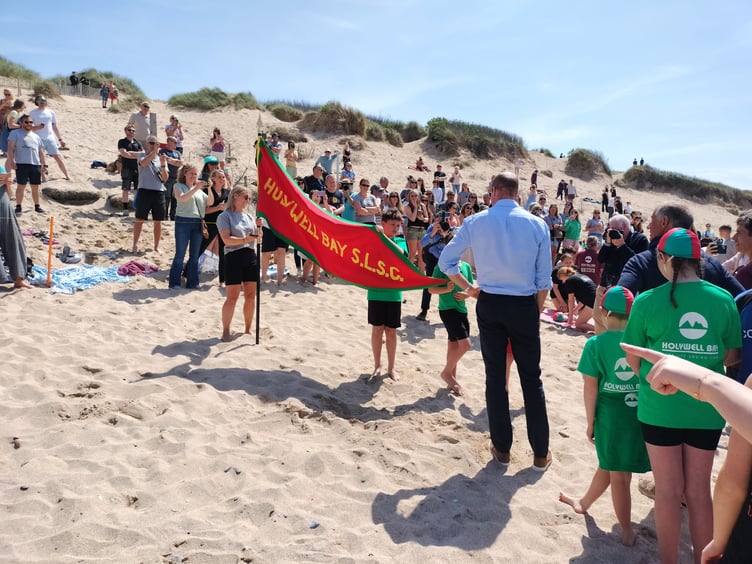 Prince William at Fistral